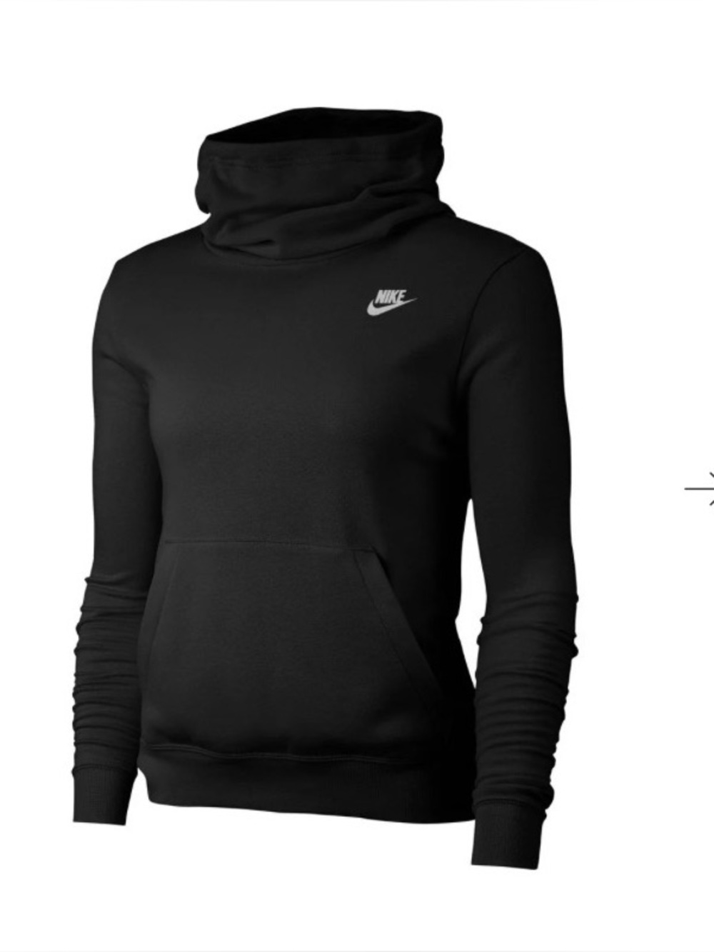 Nike Sportswear Women's Funnel-Neck Hoodie Sz. 3X